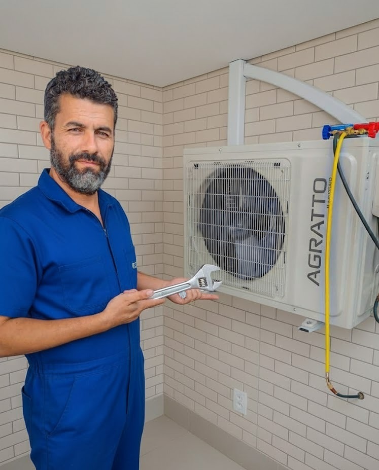 Manutenção preventiva de ar-condicionado feita por Alexandre em BH